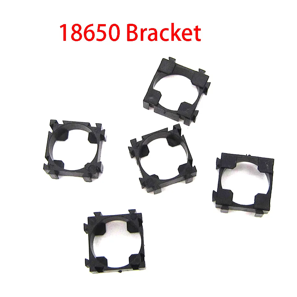 20Pcs 18650 lithium battery bracket electric vehicle battery Holder fixed combination bracket 1 Slot lithium battery bracket