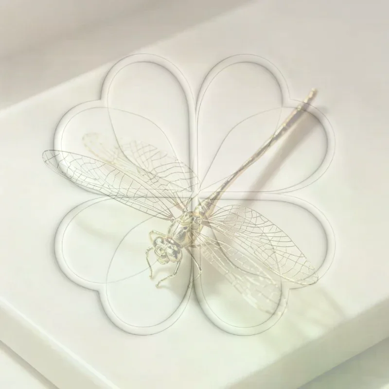 Vintage Dragonfly Decor Figurine Zinc Alloy Antique Style Small Ornament for Office Desk Bookshelf Home Decor Housewarming Gift