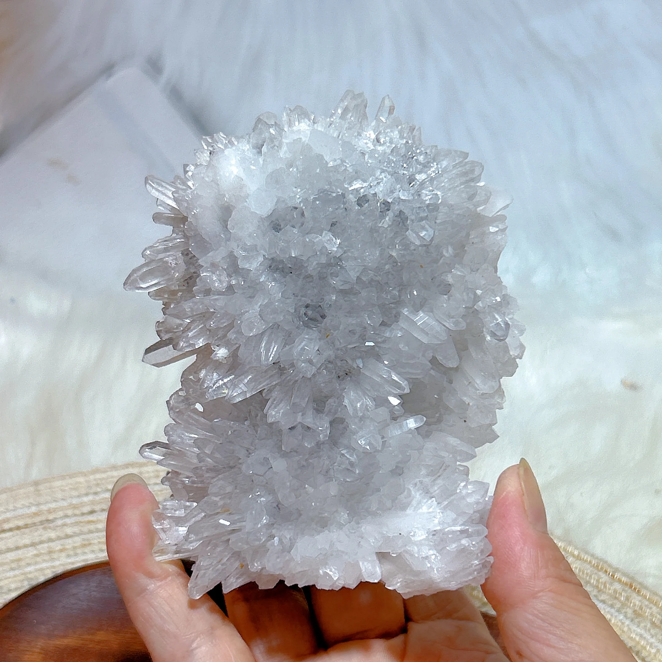 High Quality Natural Brazil Crystal Clear Quartz Cluster Specimen Healing Raw Stone Ore Mineral Home Decorations Ornament Gift