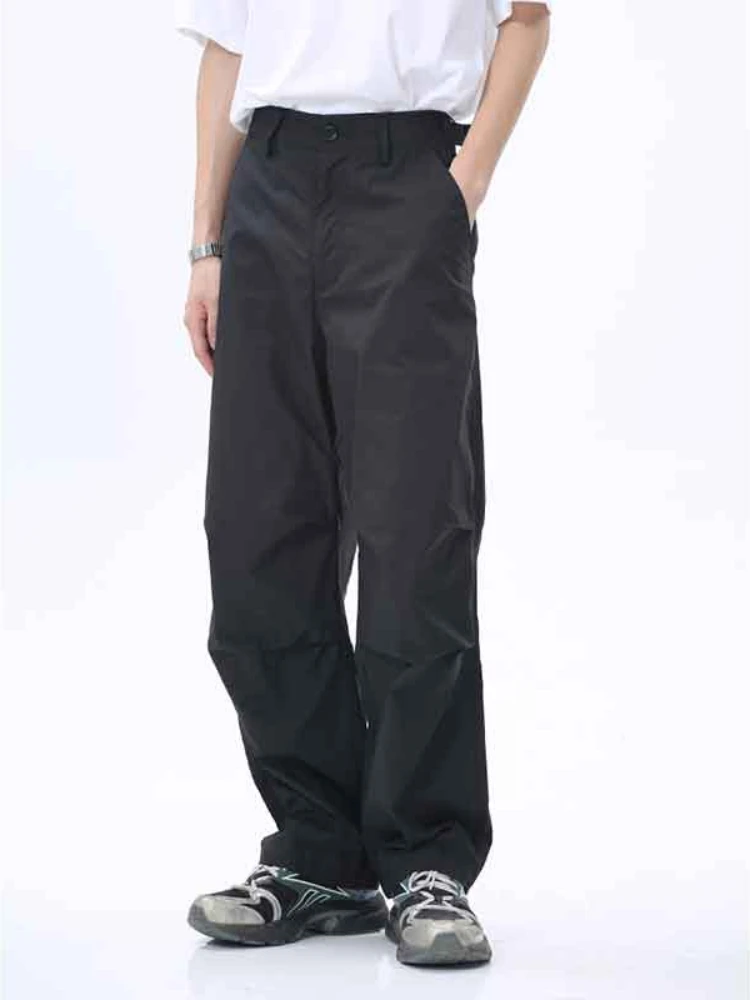 Cargo Pants Men Summer American Style High Street Full Length All-match Harajuku Trousers Temperament Handsome College Unisex