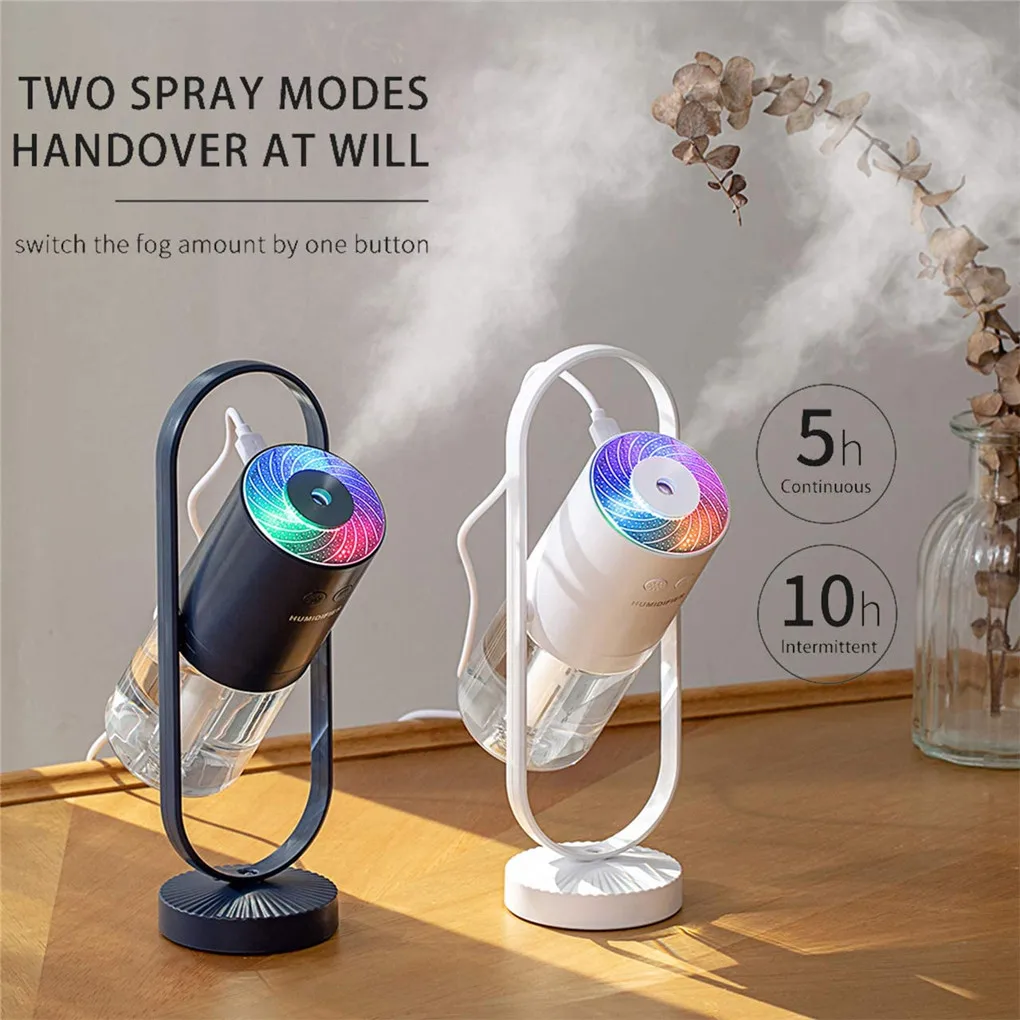 Di Động Máy Phun Sương Tạo Độ Ẩm Mini 200Ml Cool Mist 360 Độ Xoay Để Bàn Atomizer Giữ Thiết Bị Đèn Ngủ LED Máy Tạo Độ Ẩm Không Khí