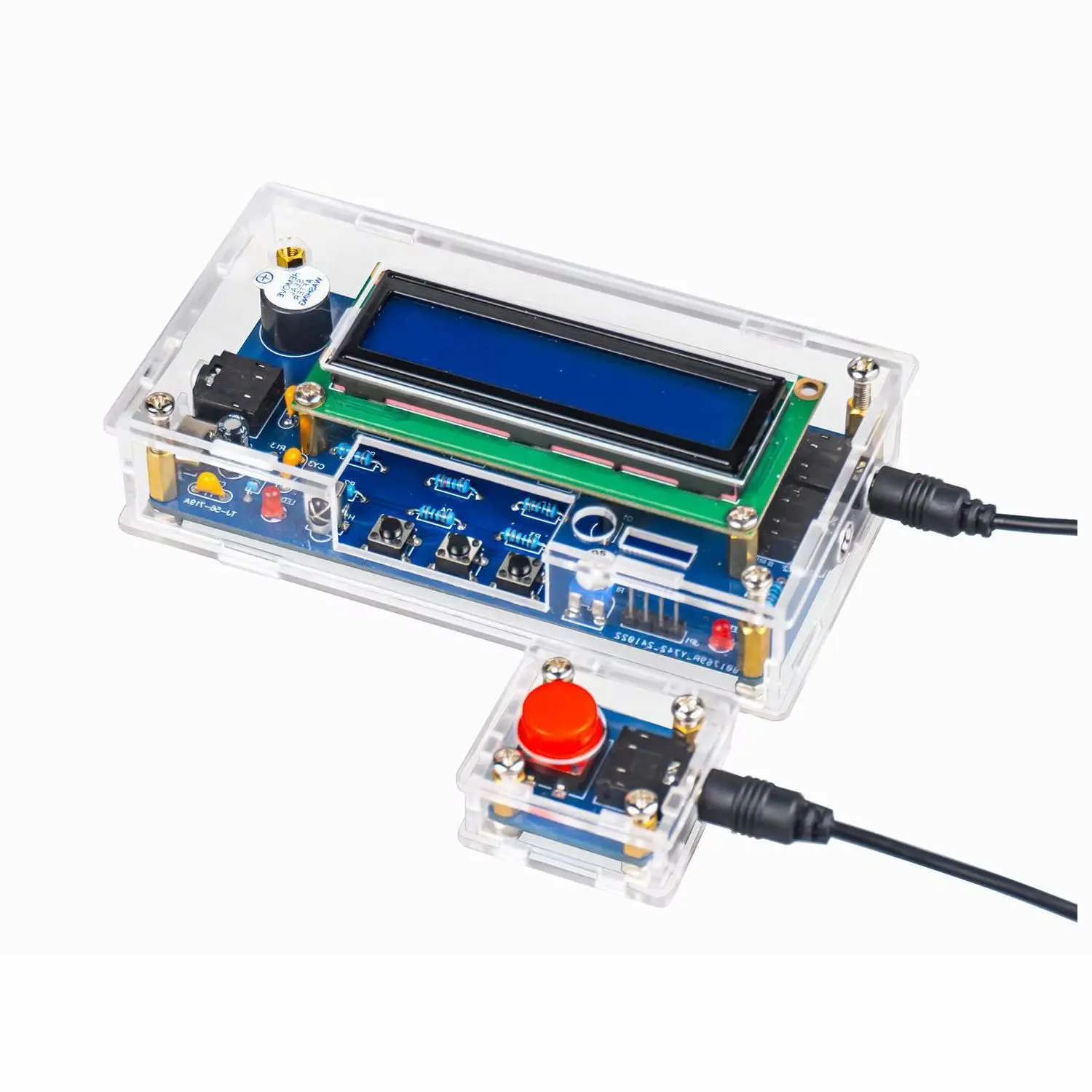DIY Kit Electronic Morse Code Telegraph Simulator Decoder with Digital Display Soldering Practice Electronics Projects Kit