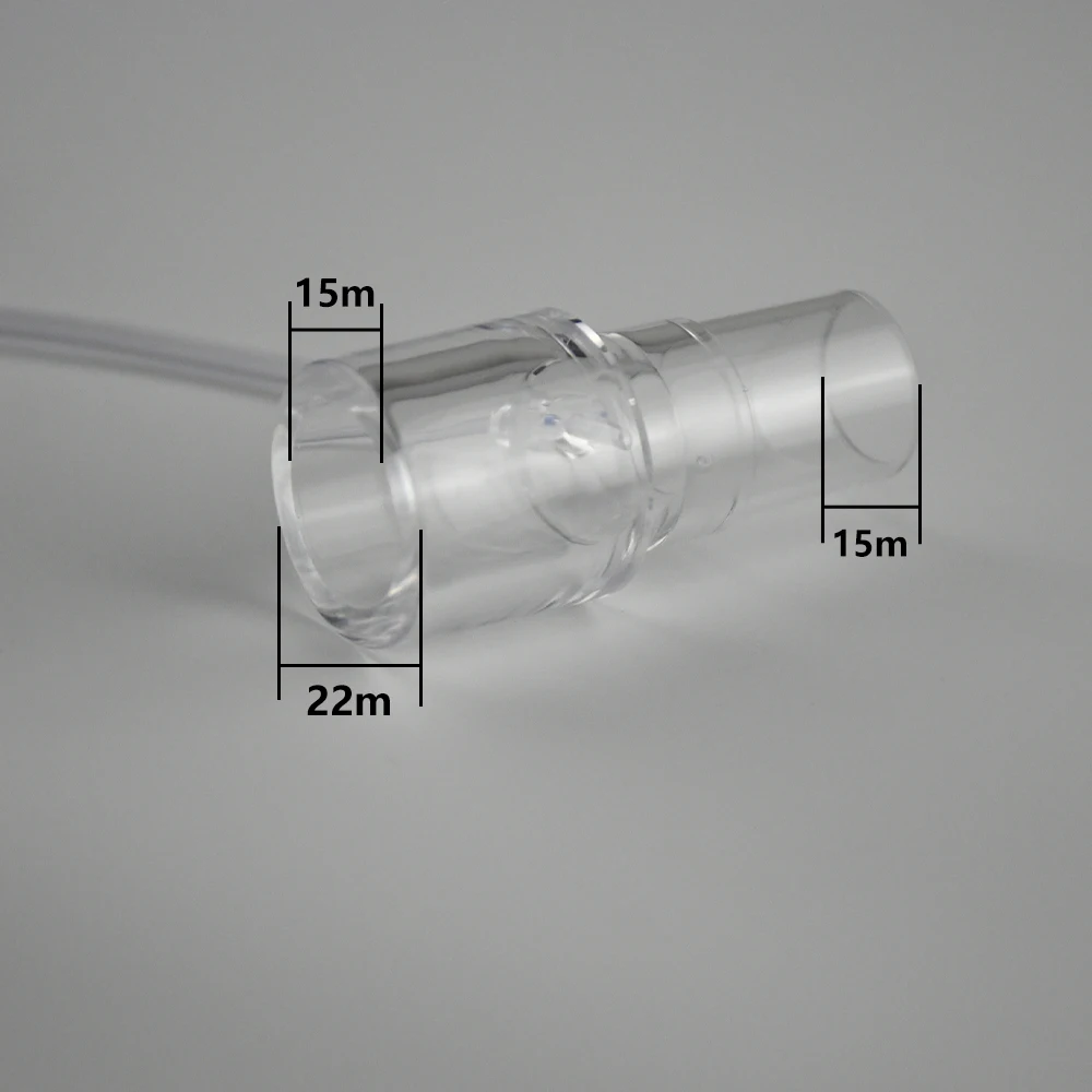 disposable medical ETCO2 O2 H2 sampling line with adult pediatric adapter comptiable for masimo ETCO2 sidestream