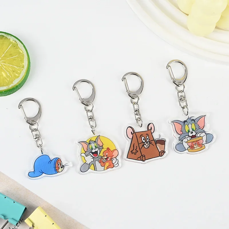 Popular Anime Characters Creative Peripheral Linkage Keyring Stand Up Cartoon Ornament Polyvinyl Chloride Keychain Friend Gift