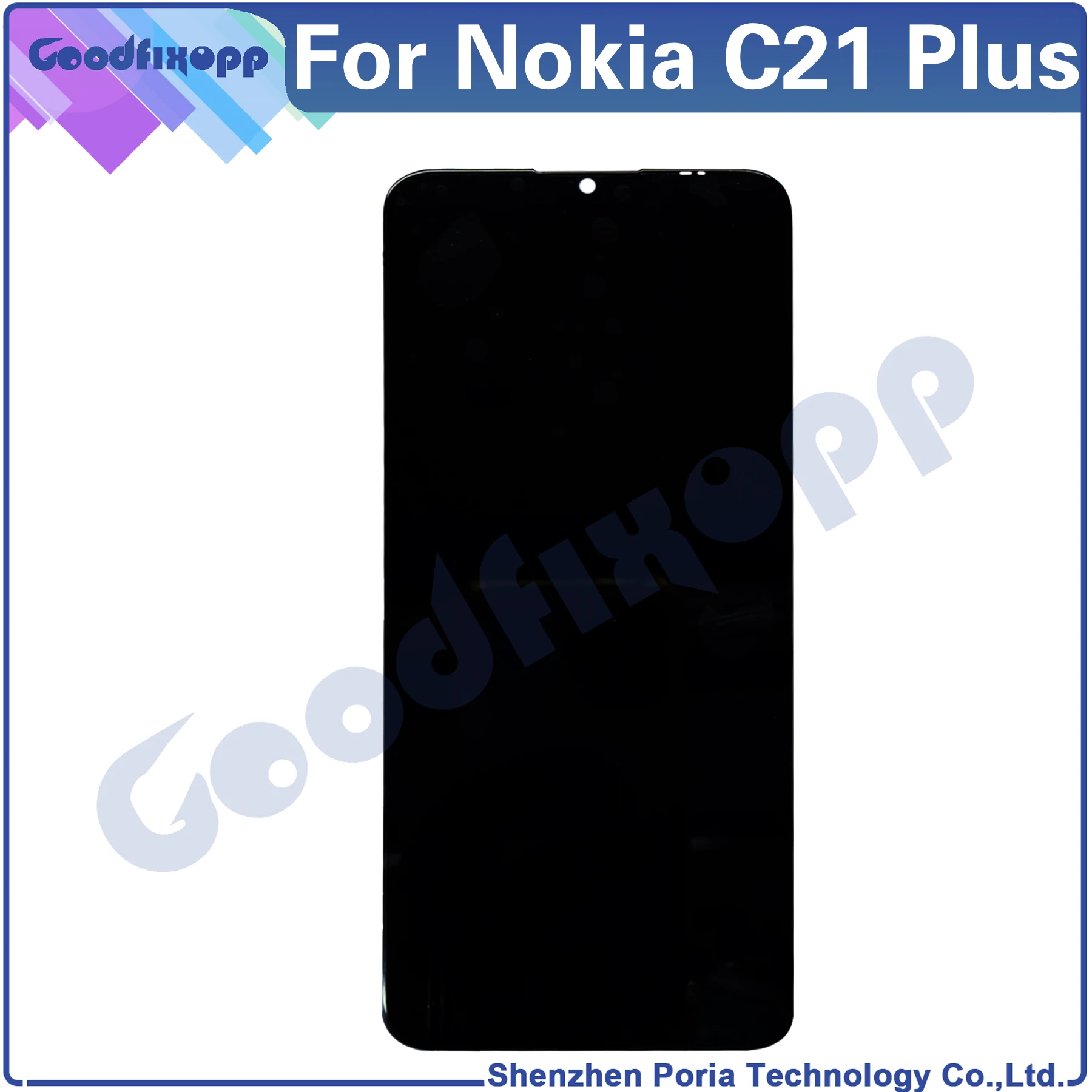 For Nokia C21 Plus TA-1433 TA-1431 TA-1426 TA-1424 C21Plus LCD Display Touch Screen Digitizer Assembly Repair Parts Replacement