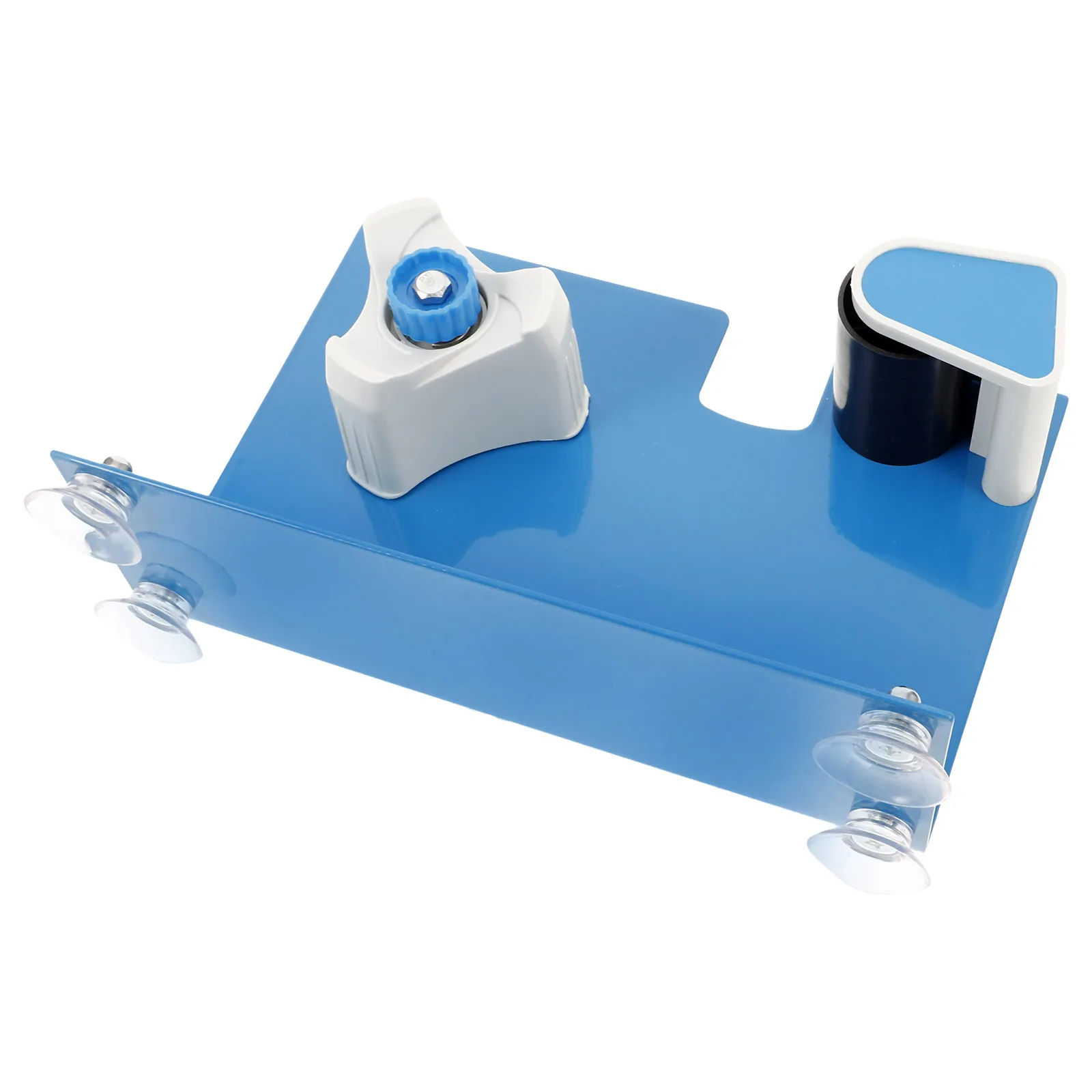 

Iron Tape Dispenser Serrated Blade Easy Cutting Office Home Warehouse Up to 5cm Width 19cm Diameter Mountable Suction