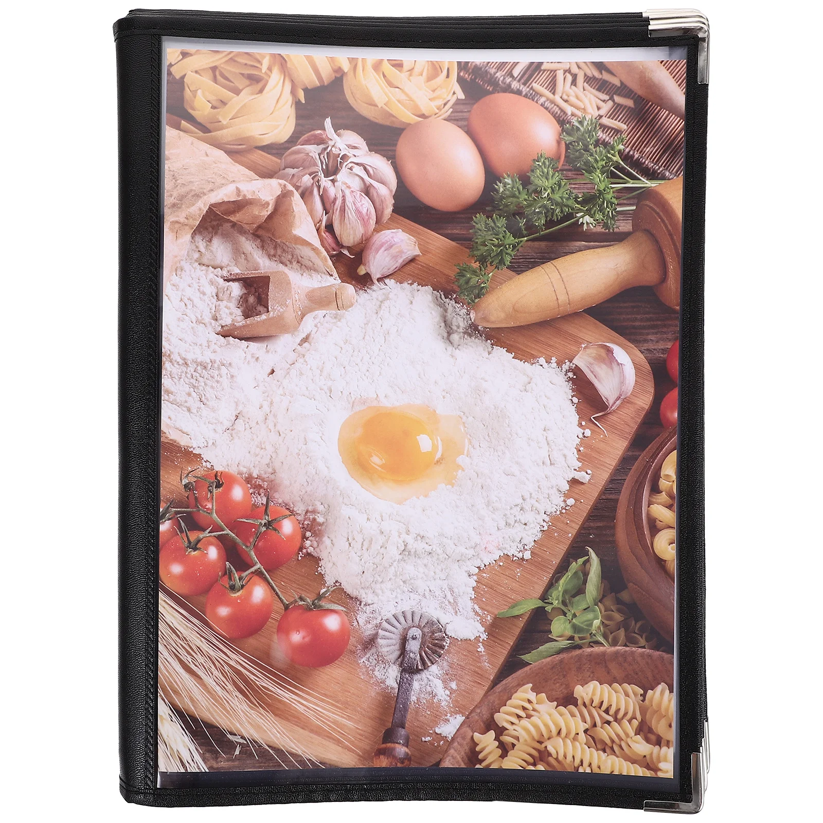 

Clear Pvc Book Transparent Menu Folder For Restaurant Hotel Cafe Food Display Large Capacity Corner Protection