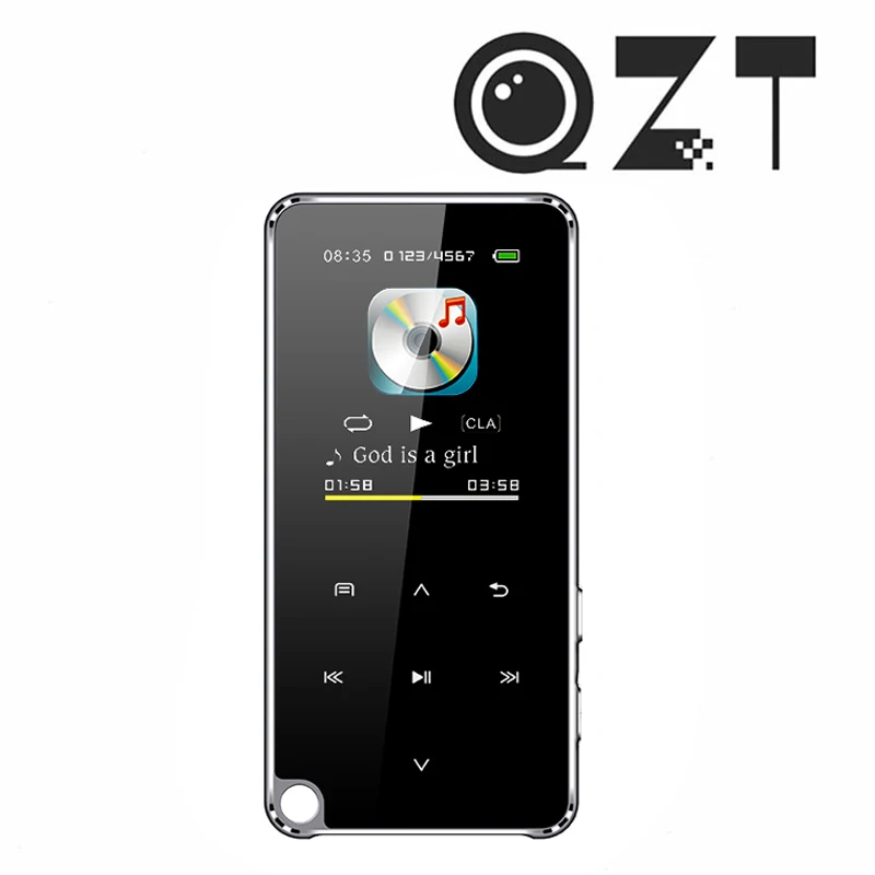 

Мини mp3-плеер QZT с цветным ЖК-дисплеем 1,8 дюйма, миниатюрный диктофон Onekey с голосовой активацией, запись нескольких форматов воспроизведения песен