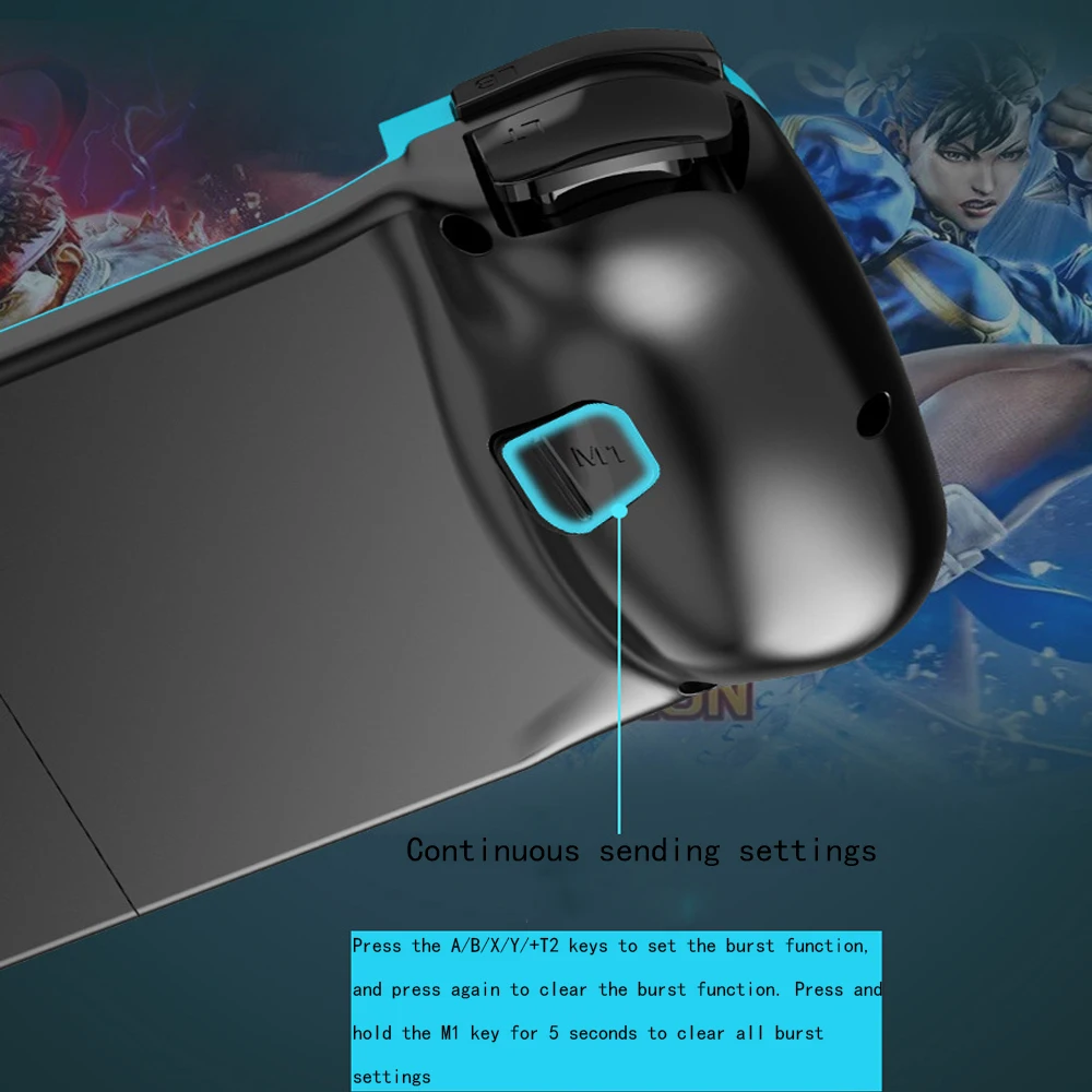 New Wireless Connection for Android iOS Switch PS4 Bluetooth 5.0 Telescopic Mobile Phone Gamepad Controller D3 Type-C