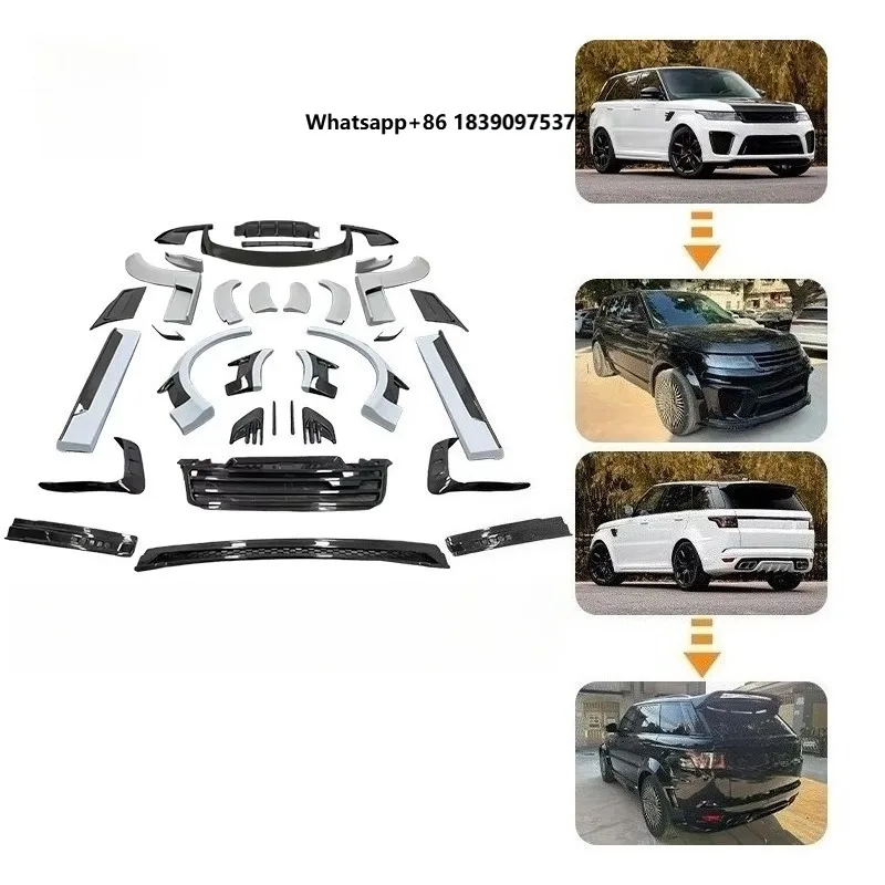 High Quality Style Body Kit for  Front Bumper Side Skirts Vents Main Grill Wing dxx