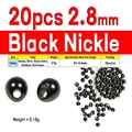 20 piezas negras de 208 mm