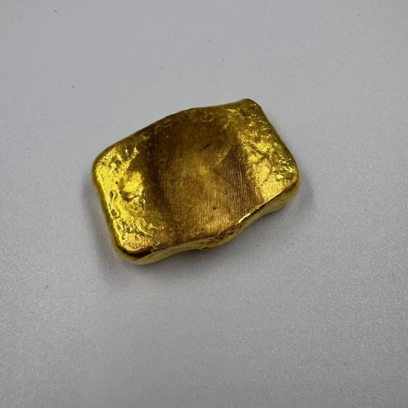 In-stock vintage miscellaneous brass gilded crafts from the manufacturer: 10- , pure red ingots, gold coins