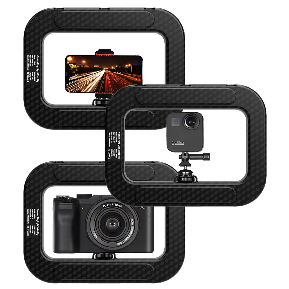 Handheld Selfie Light Oplaadbaar Oplaadfotografielicht Verstelbare tweekleurige fotografie-vullamp voor het opnemen van vloggen