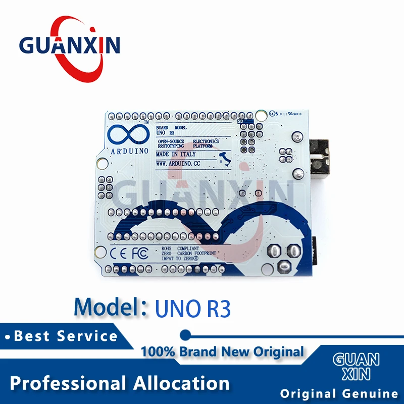 Picture 3: UNO R3 Arduino  development board original Arduino  microcontroller C language programming learning motherboard kit