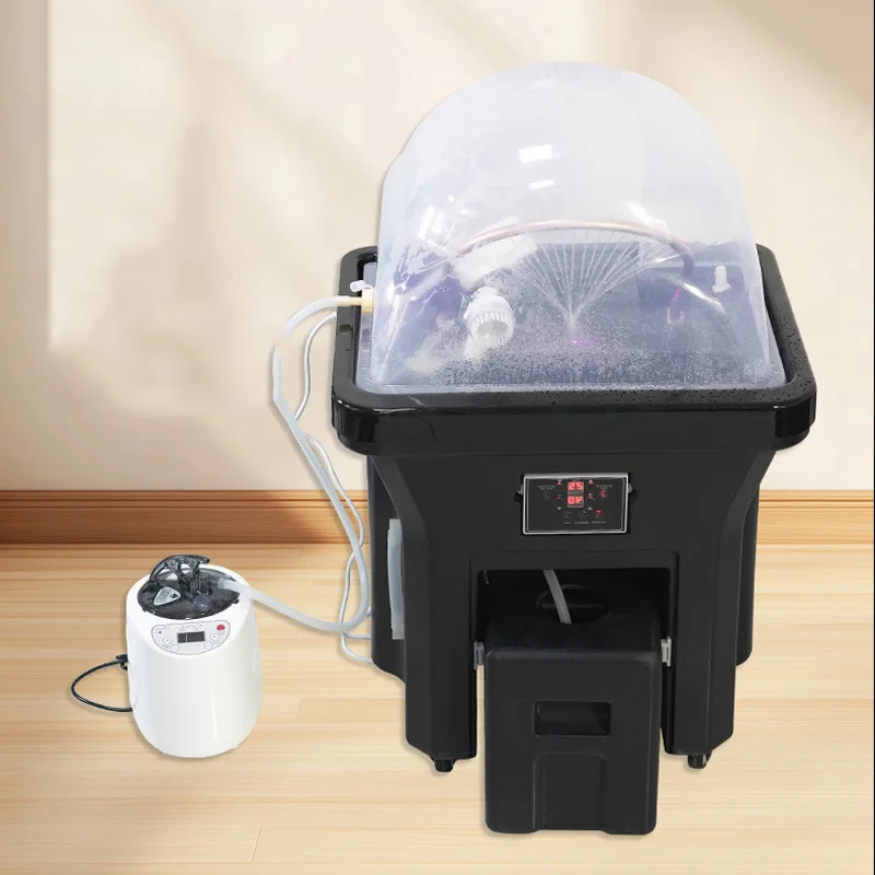 2026 Spa-Style Headrest-Mounted Portable Shampoo/Face Wash Basin—Portable Shampoo Machine with 60L Water Tank(Customized)