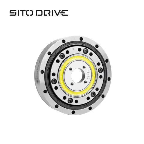 Sito HD17 90mm 고조파 드라이브 중공 플랫 감속기 Nema 23 24 60mm 스테퍼 모터 속도 감속기 CNC 감속기 용 고조파 감속기