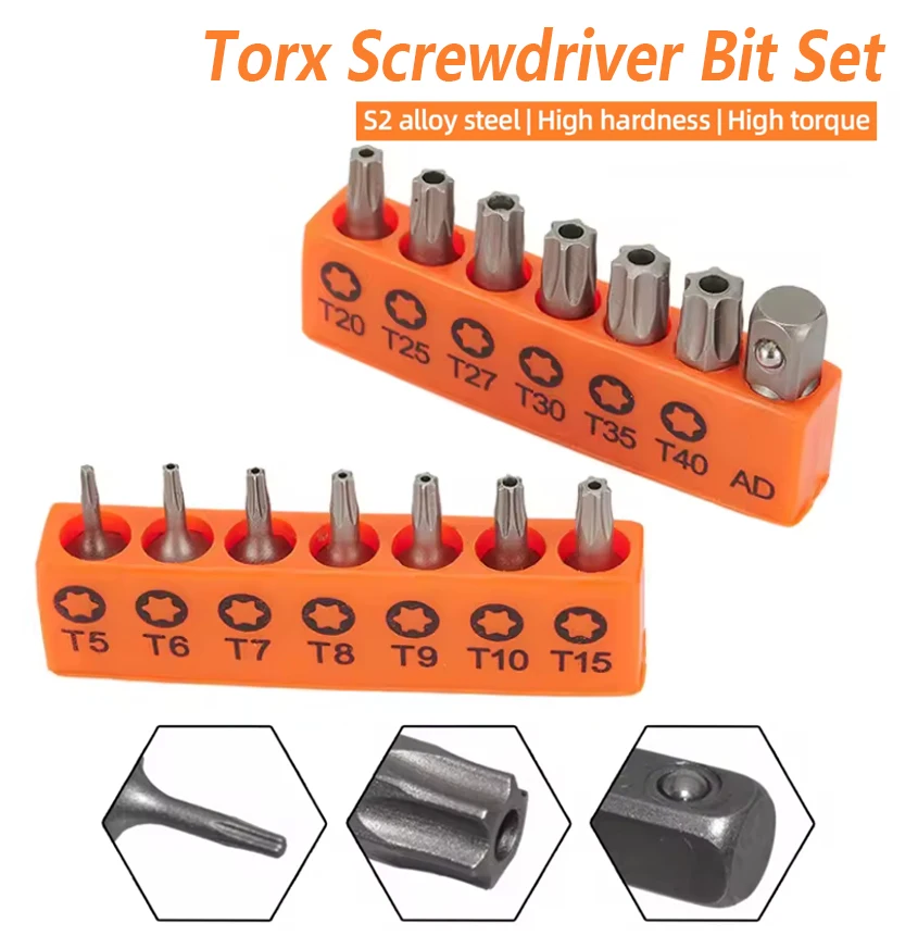 14Pcs T5 To T40 Scr…