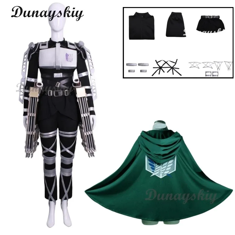 

DY2025 Final Season Attack on Titan Косплей Аниме Rivaille Косплей Микаса Акерман Костюм Хэллоуин Shingeki no Kyojin Unifo