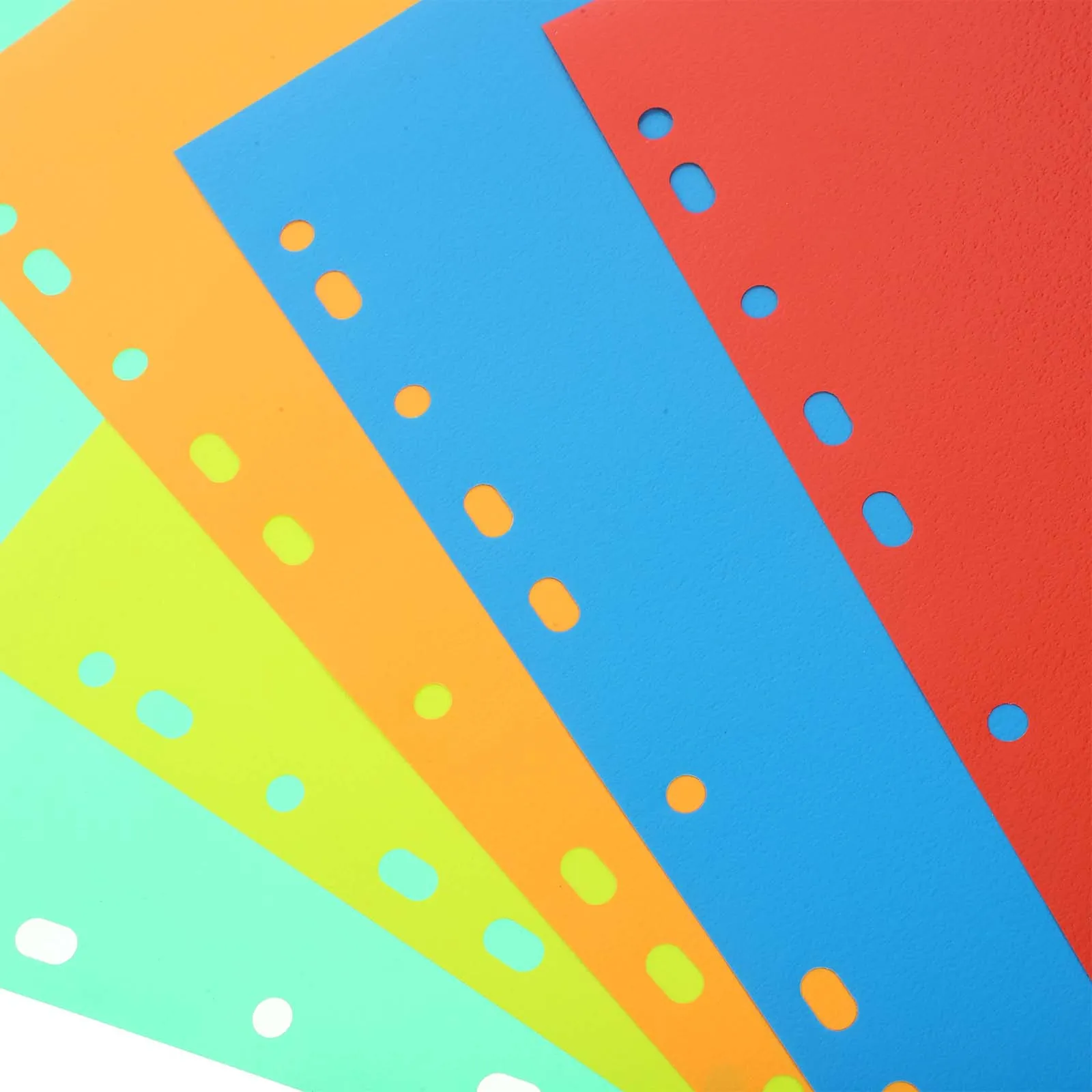 

1 set A4 Binder Dividers Pastel Index Tabs Loose-Leaf Page Markers For Notebook Journal Organizers Number 1-10