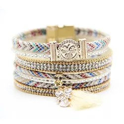 Ethnic Owl Leather Bracelet Bohemian Women's Bracelet Jewelry Birthday Gift For Women Best Sell