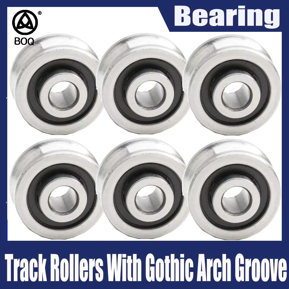 10PC SG15 Track Rollers With Gothic Arch Groove Type ABEC-5 SG15RS Embroidery Machine Bearings SG15-2RS