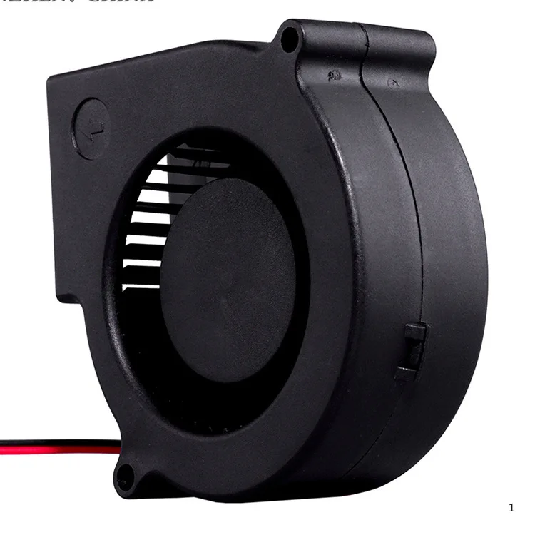 7530 DC blower 12V ball high wind pressure centrifugal fan, car air mold equipment cooling fan