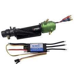 Bomba de jato de água com 2440 motorswater jaqueta de resfriamento e ztw 40a esc para barcos a jato rc