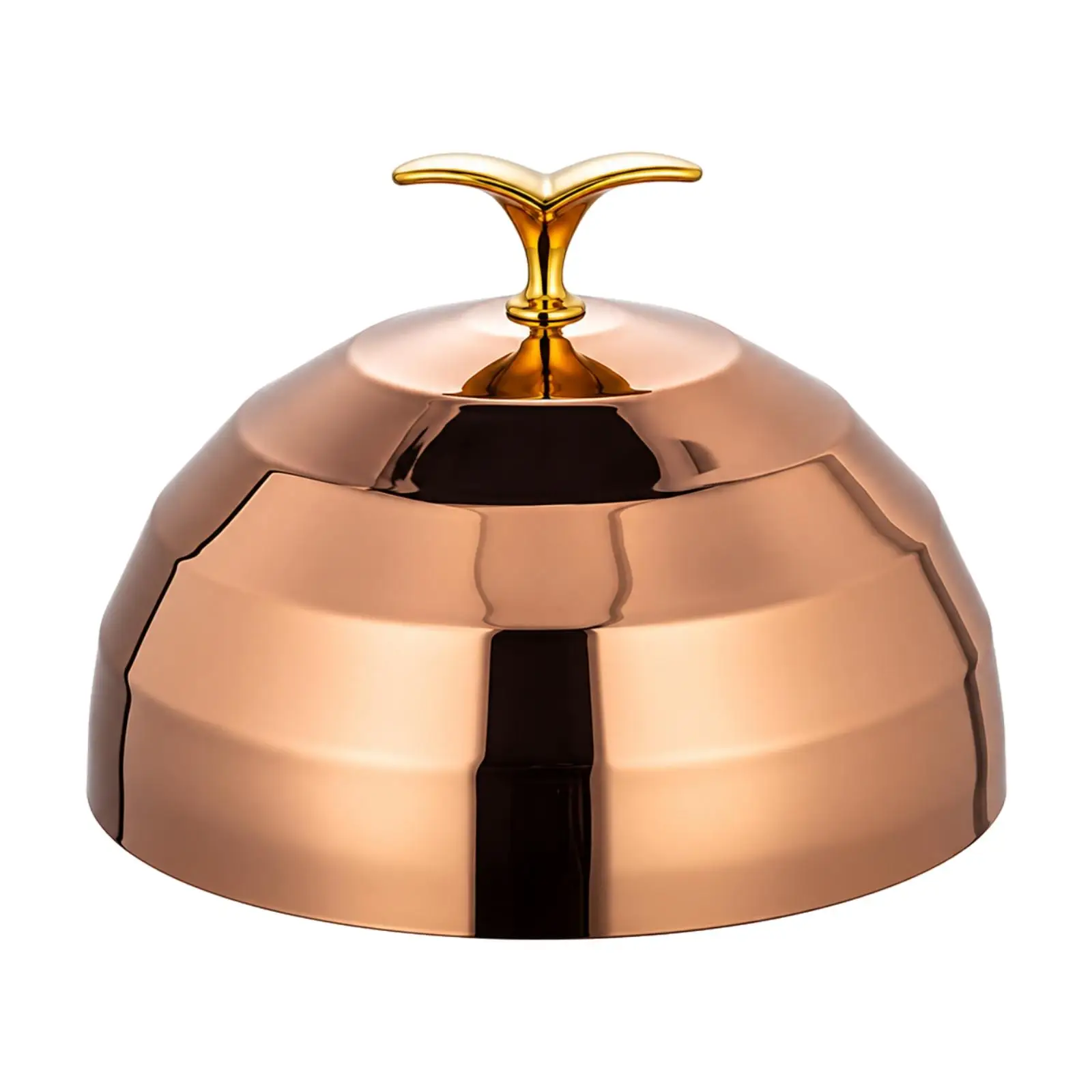Elegant Semi Dome Food Cover 26cm Rust Resistant Plate Protector for Western Steak Serving Hotel Use