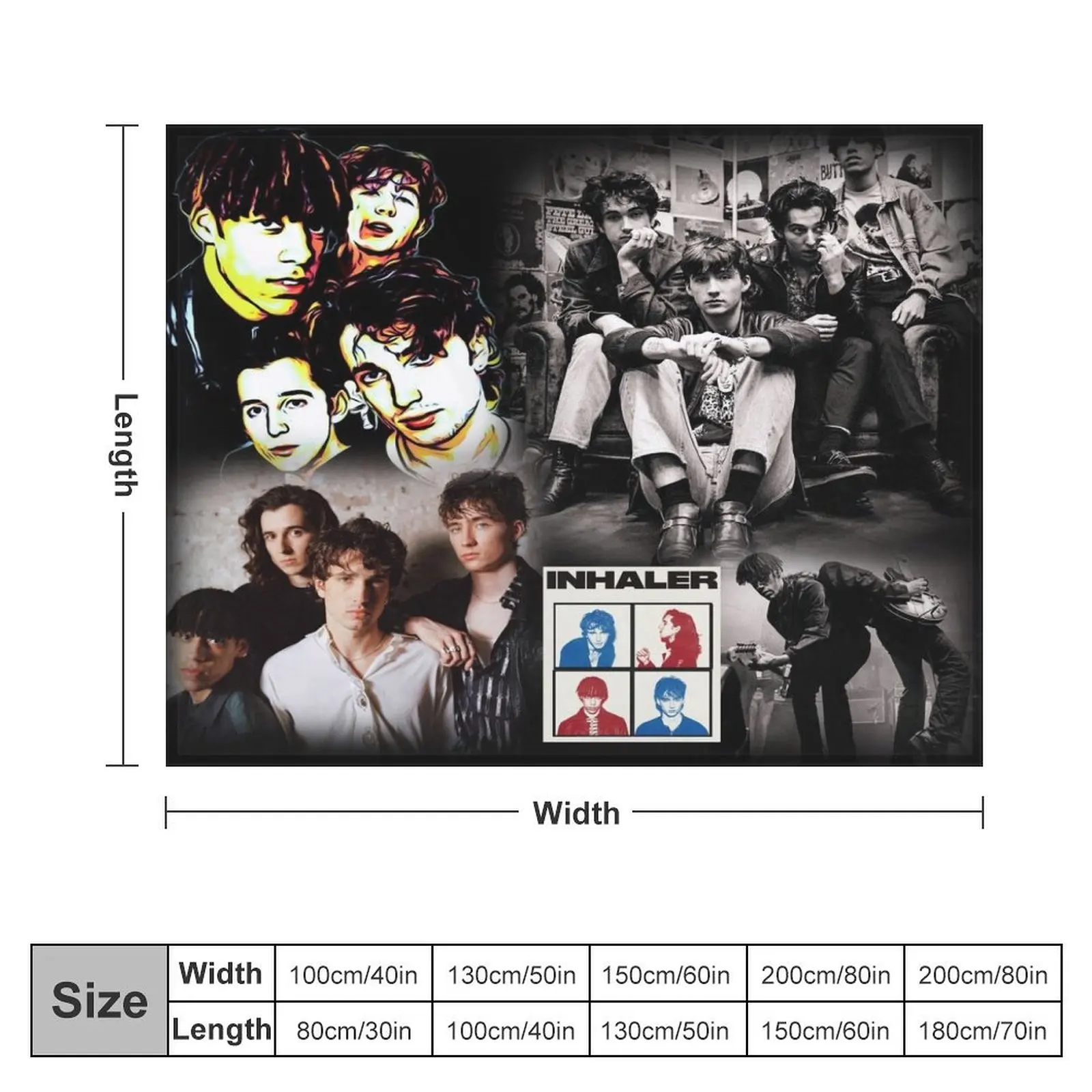 Inhaler band Dublin Throw Blanket cosplay anime decorative Luxury Thicken Soft Big Blankets