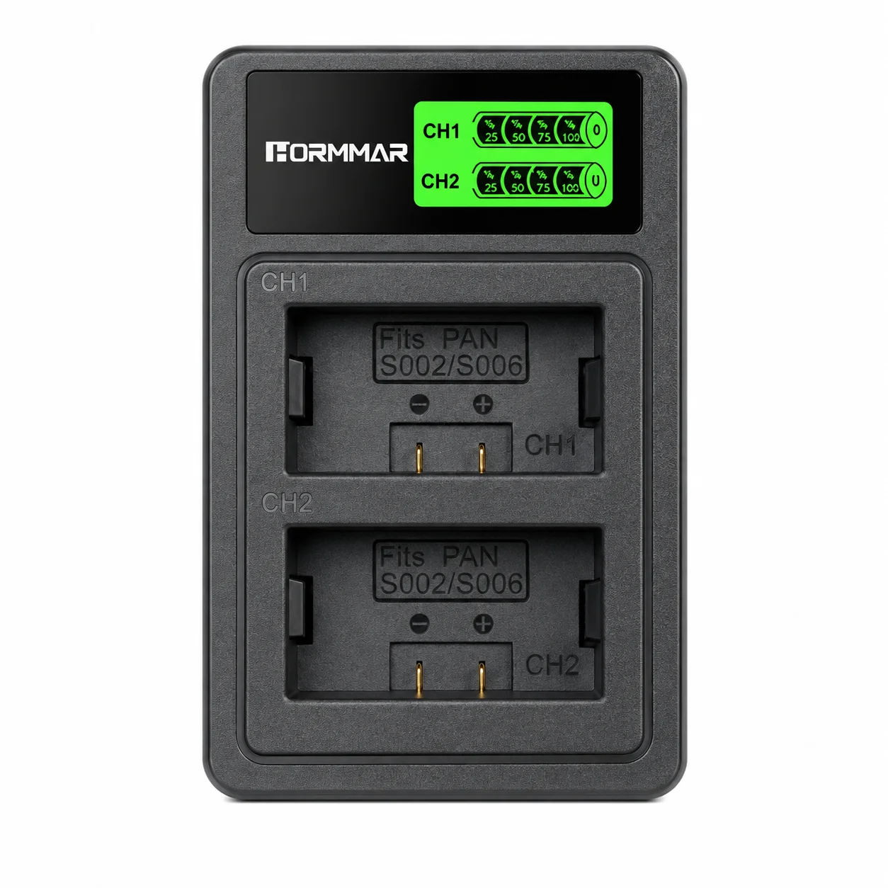 CGA-S002 CGA-S006 Battery Charger LCD USB Dual Charger for Panasonic Lumix DMC-FZ7 FZ8 FZ18 FZ28 FZ30 FZ35 FZ38 FZ50