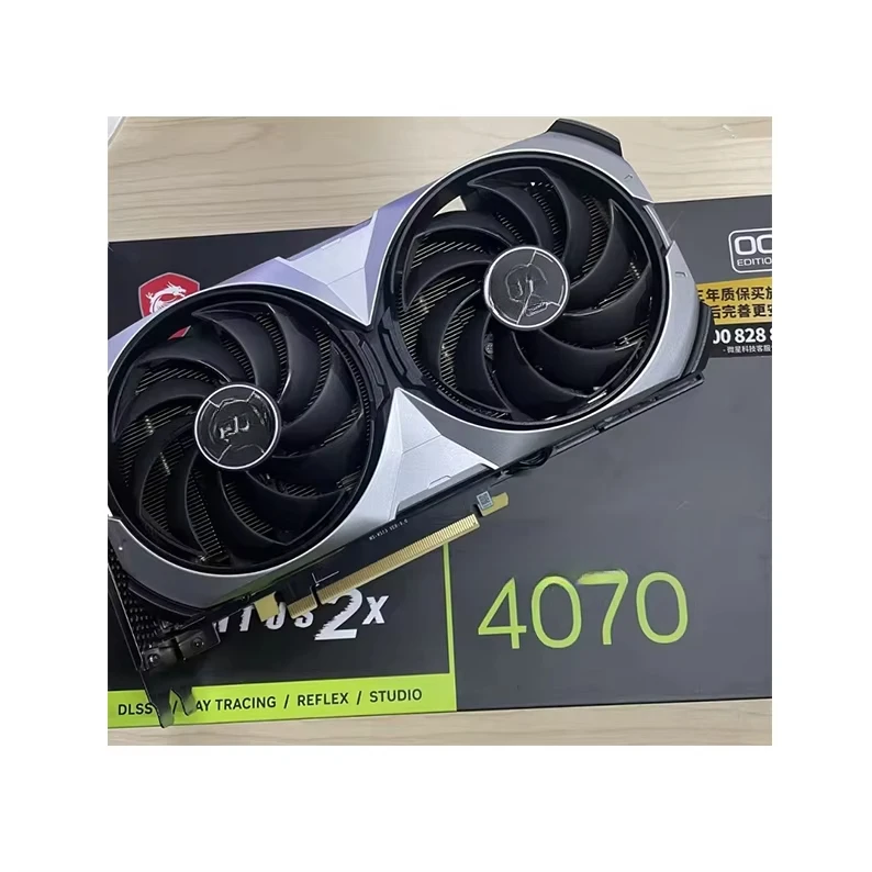 

Игровой графический процессор Ventus 2X GeForce RTX 4070 OC 12 ГБ с двумя вентиляторами