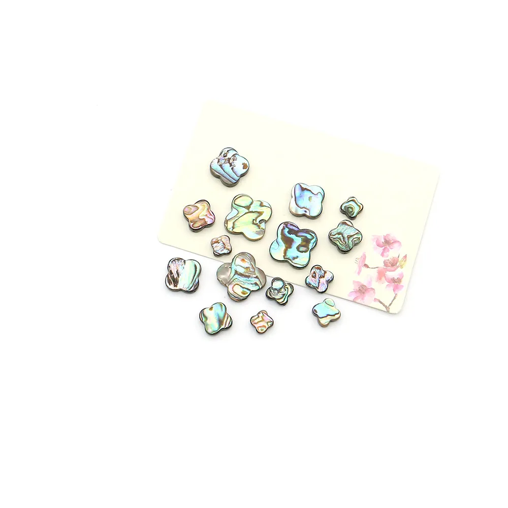 Clover Shape Abalone Shell Beads 15mm Colorful Shell Loose Bead DIY Classic Fashion Making Jewelry Accessories Wholesales