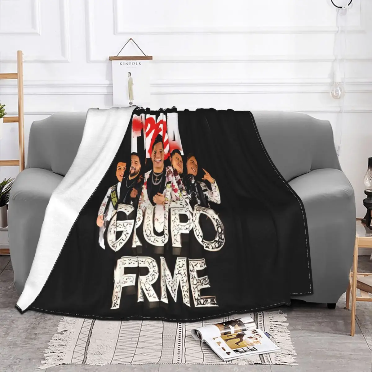 Grupo Firme - La Ultima Peda 2 Plush Bed Blanket Winter Blankets Winter Warm Blanket Throw Blanket