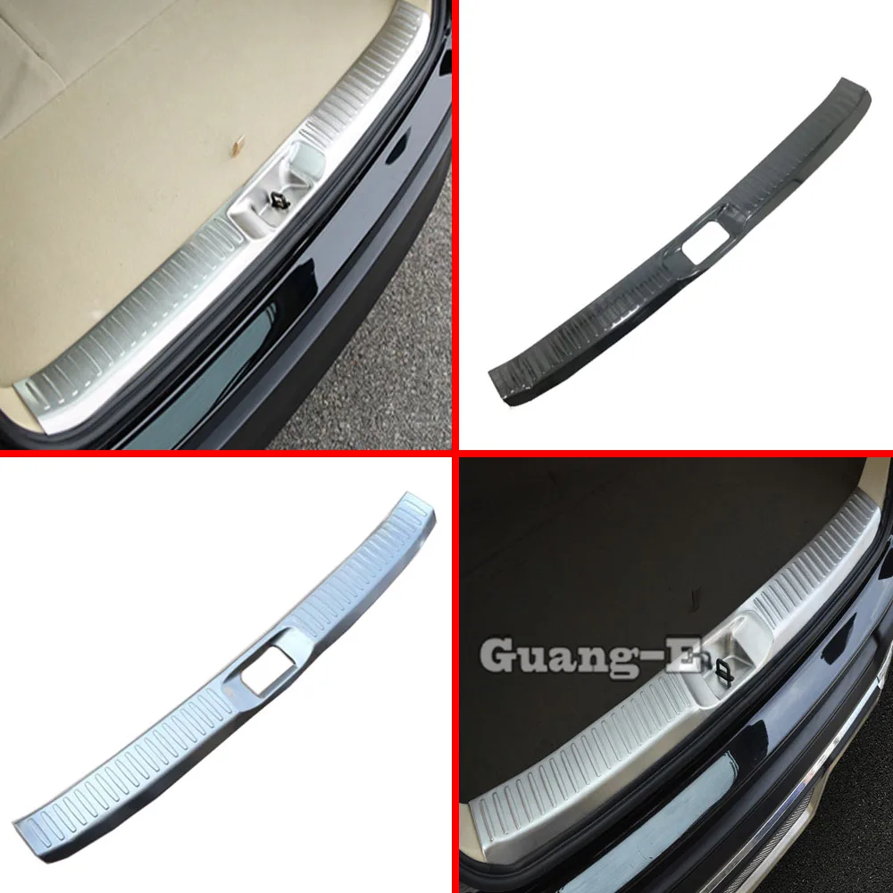 

Car Styling Cover Stainless Steel Inner Trunk Rear Bumper Protector Trim Plate Lamp Pedal For Toyota Highlander 2015 2016-2020