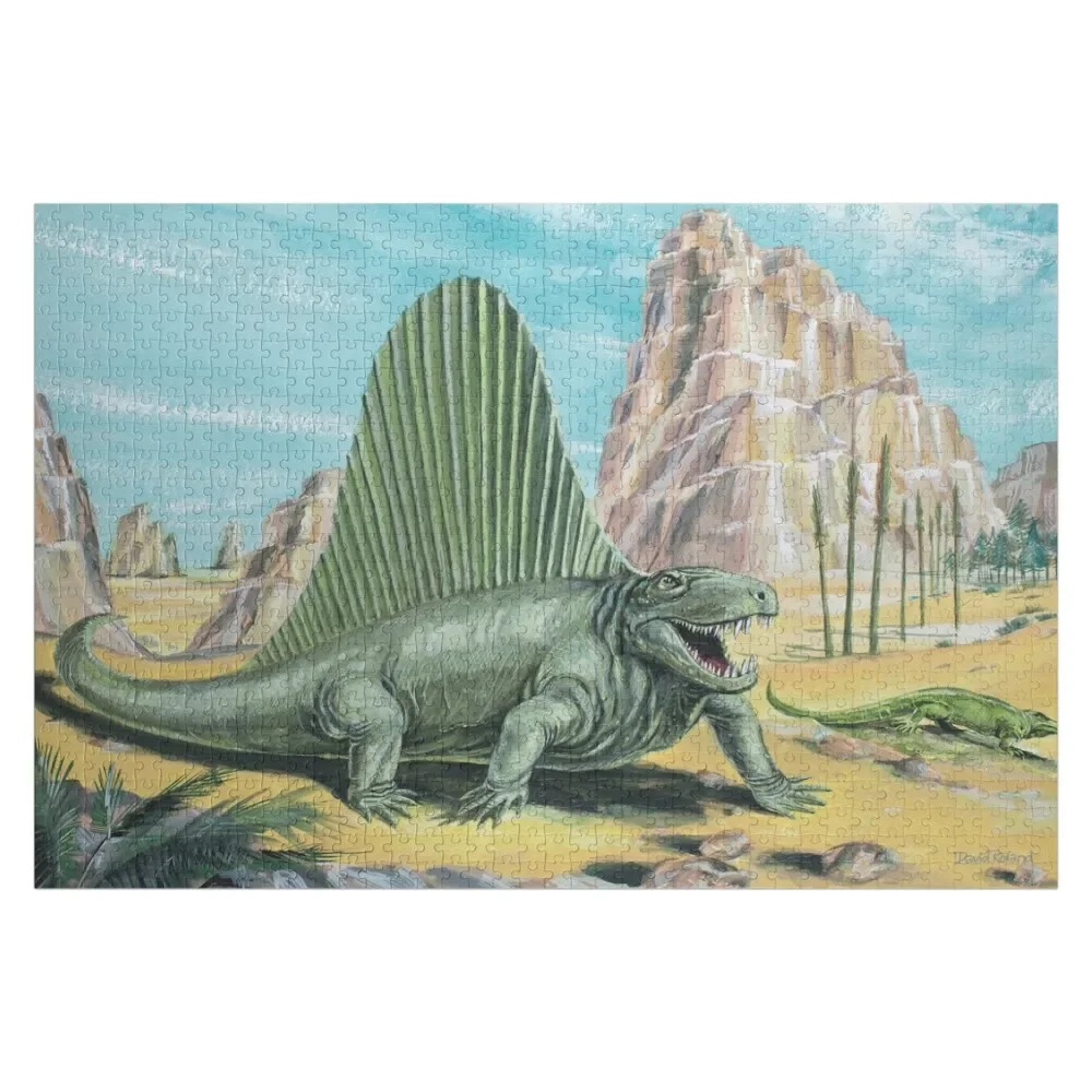 

Пазл Dimetrodon для взрослых, деревянный настраиваемый подарок для детей, пазл