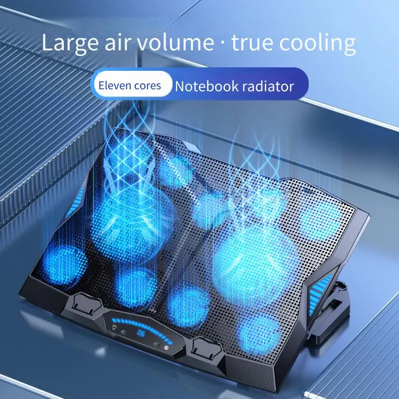 8-core air-cooled notebook five-speed adjustable super quiet radiator cooling artefact game with bracket