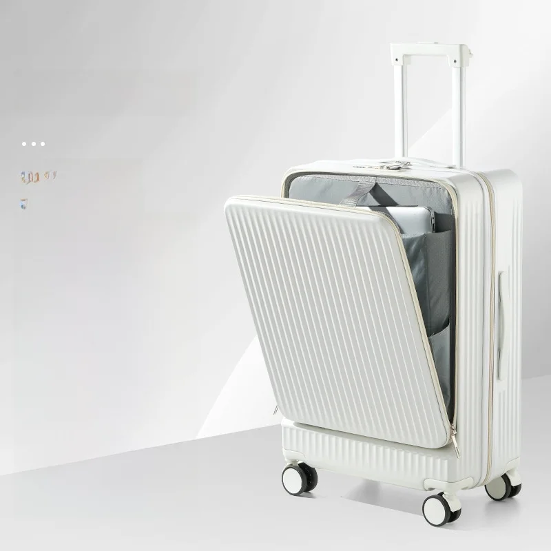 

20 Inch Front Opening Suitcase Large Cabin Light Travel Bag ABS+PC Material ex Portable Lage for Travel And Busin