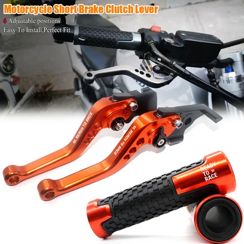 Imagen 1 del producto Para Ready to Race DUKE 390/250/200/125 Duke390 2010-2024 palanca de embrague de freno corto para motocicleta