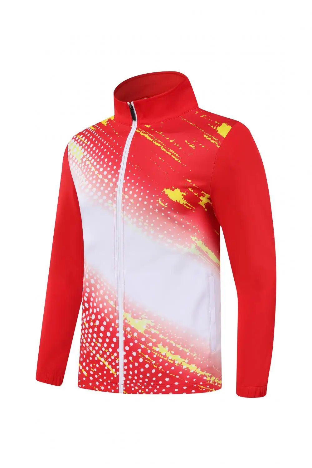 Autumn Winter Men's and Women's Sports Coat Quick-drying Breathable Zipper Blazer Chinese Elements Sports Long Sleeves