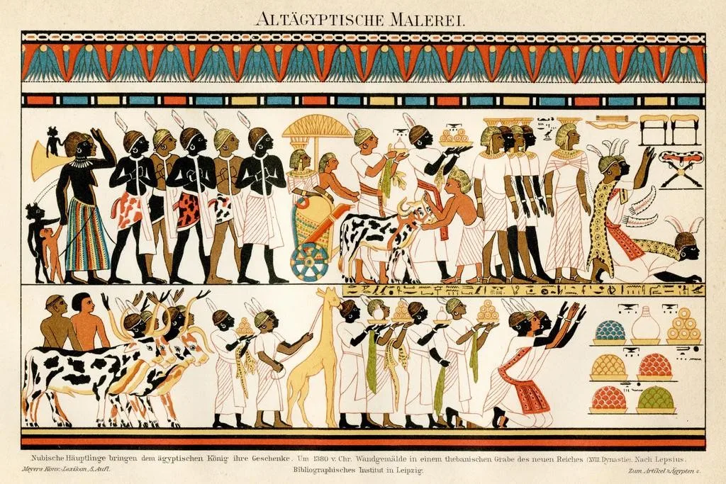 Ancient Egyptian Hieroglyphics 1895 Cool Wall Decor Art Print Poster