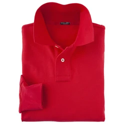 100% Cotton Polo Shirt Long Sleeve High Quality Mens Fit Lapel T-shirt Casual Pure Color Tee Shirts Business Male Tops Tee 812