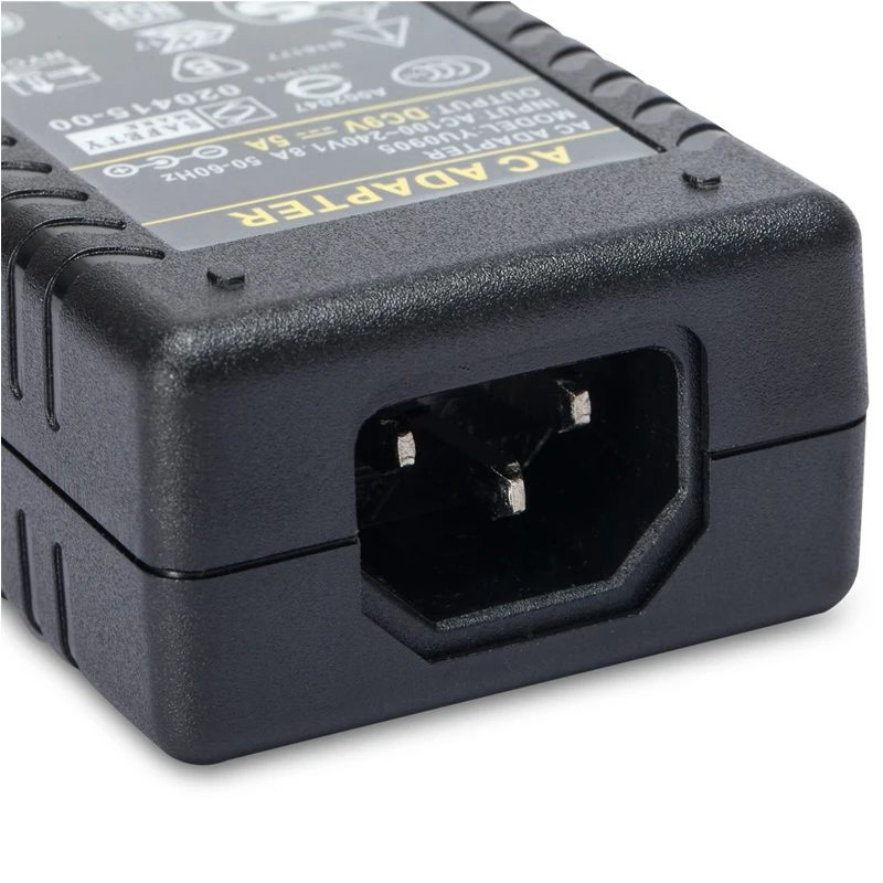 Selens AC DC 19V 9V 5A محول تحويل التيار الكهربائي لـ Yongnuo Video LED Light YN600II YN300 Air YN760 YN1200 مع كابل تيار متردد