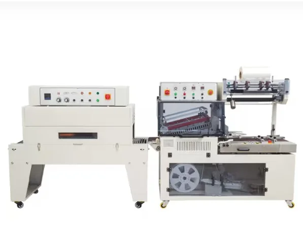 Heat Tunnel Box Plastic Film Shrink Wrapping Packaging Machine Semi Automatic Side Sealing 450L Sealer Shrink Wrap Machine