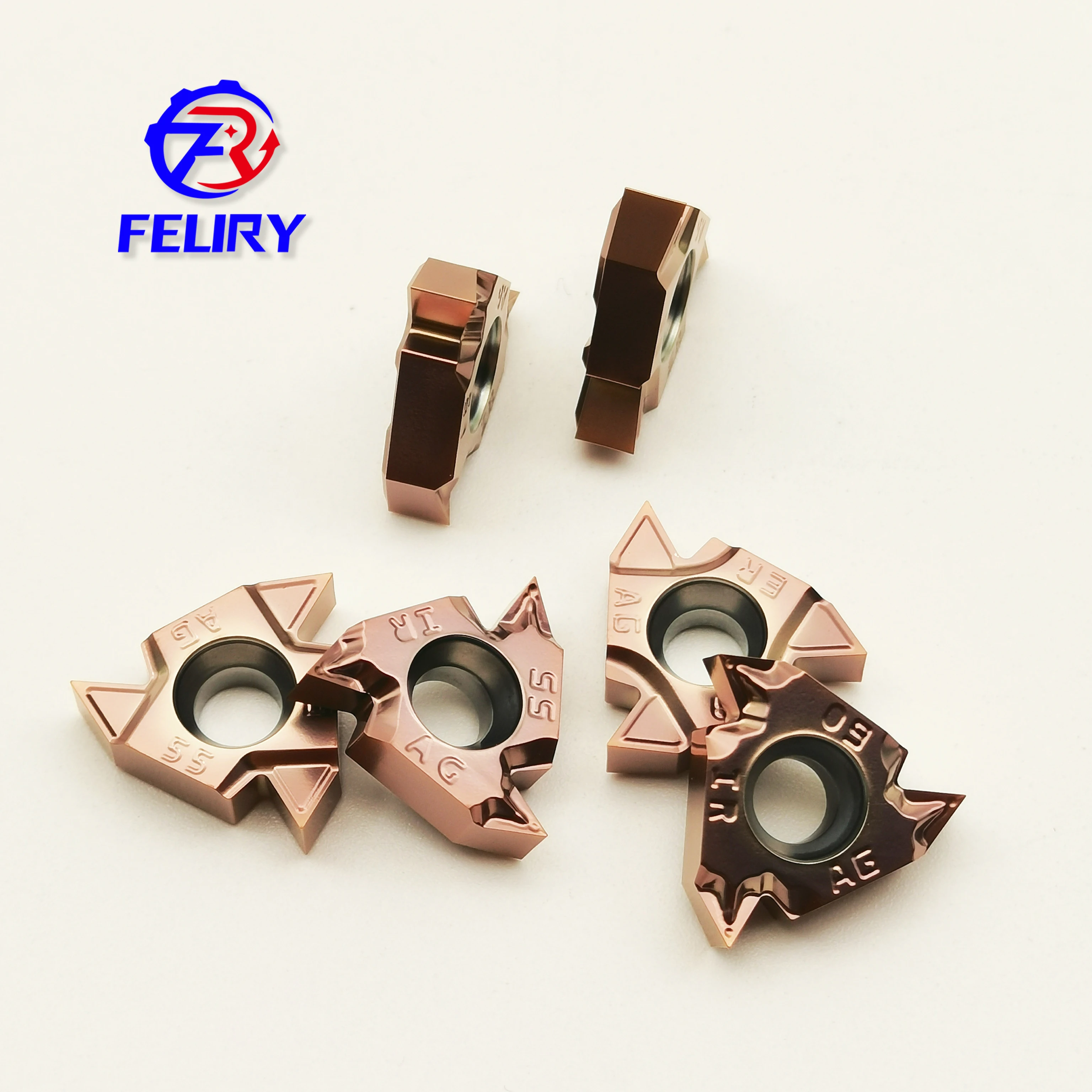 

10PCS 16IRM 16ERM AG55 AG60 LF6118 high-quality hard alloy cutting tools for processing stainless steel thread tools