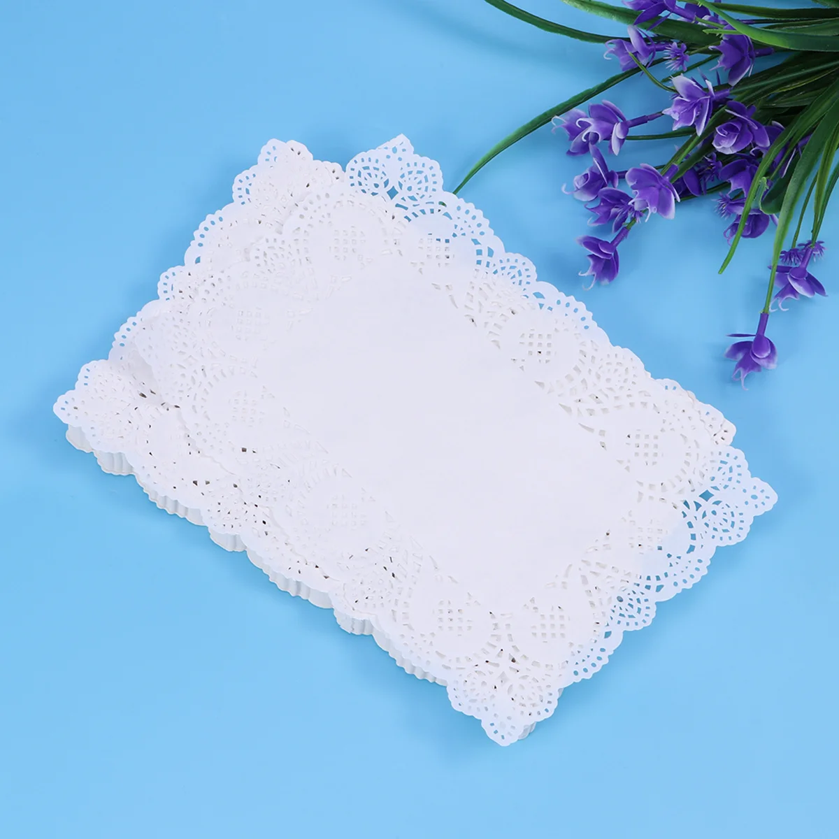 

140pcs White Lace Paper Cake Pad Oil-Absorbing For Baking Grilling Frying Food Party Wedding Decoration Kitchen Bar Use Paper