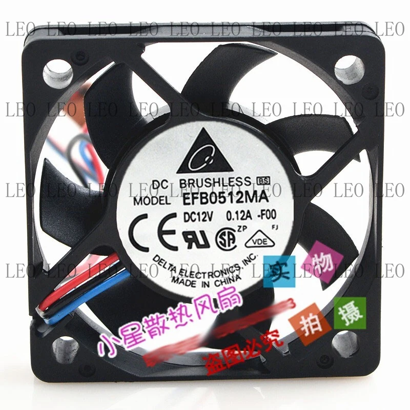 SS For Delta 5010 5CM EFB0512MA 12V 0.12A computer CPU speed measurement cooling fan