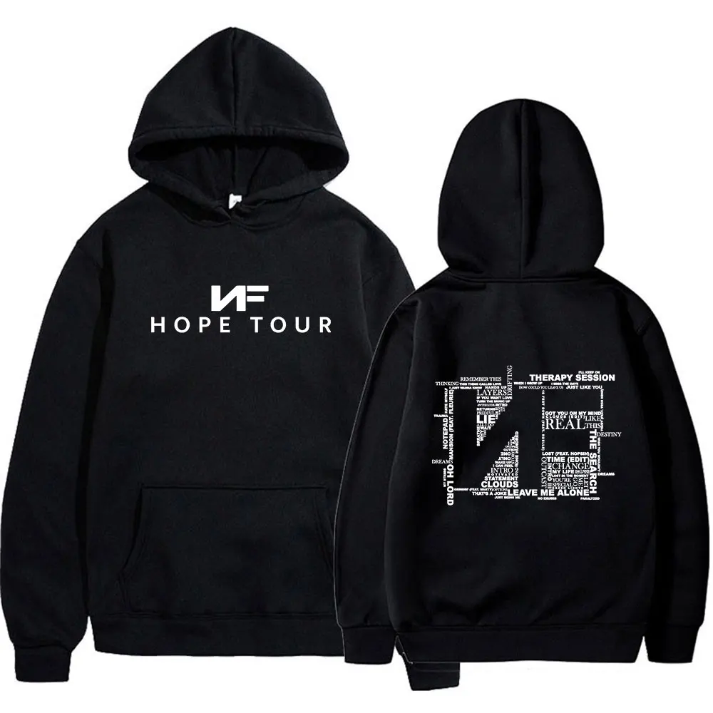 

Rapper Nf Hope Tour Concert Hoodies Men Women Fashion Hip Hop Long Sleeve Sweatshirts Casual Soft Oversized Pullovers Fans Gift