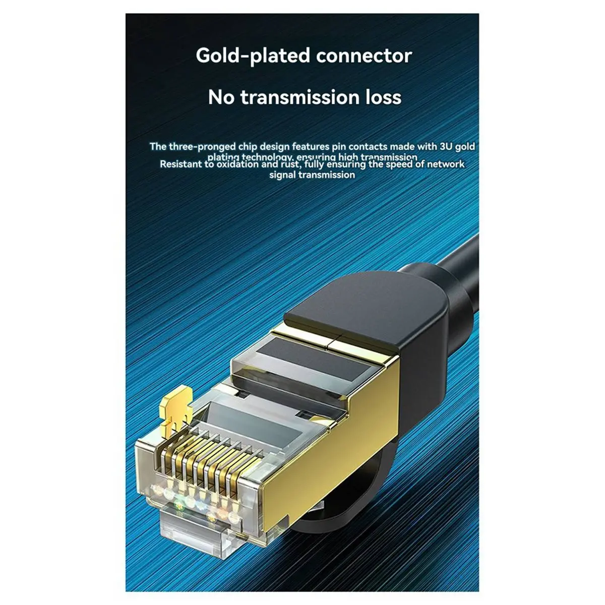 update. 2X Cat8 40Gbps Ethernet Cable 1.5M 2000MHz High Speed Internet Double Shield Networking for PS5 PC Router