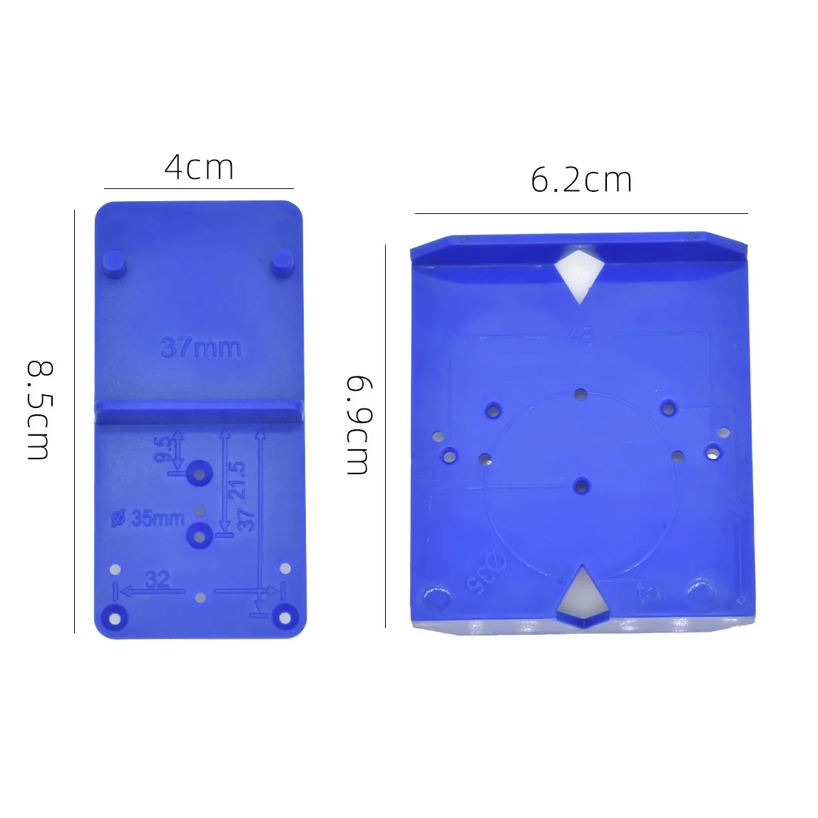35mm Hinge Drilling Locator Cabinet Door Punching Positioning Ruler Template Carpentry Hinge Installation Auxiliary Tool