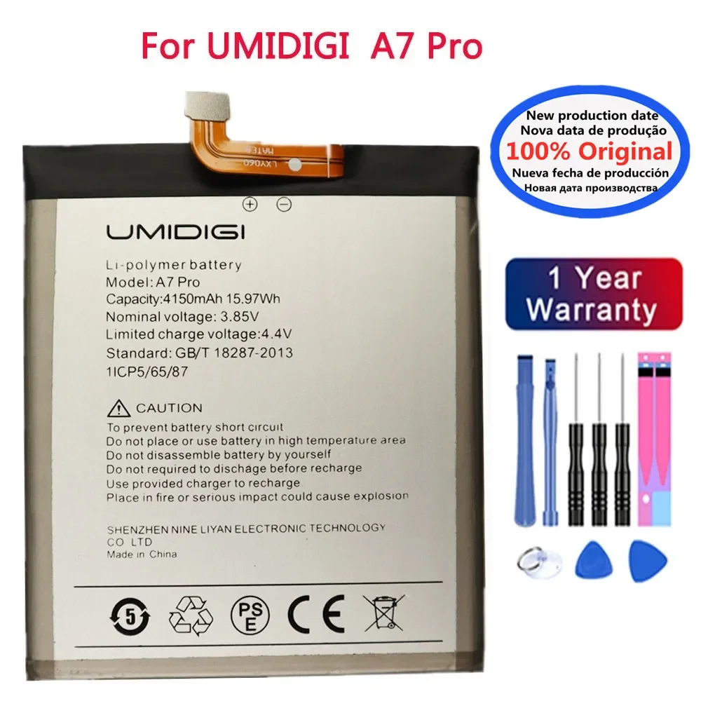 2025 Original Battery For UMI Umidigi A11S A13S A11 Pro Max A5 A7 A7S A9 Pro Bison GT2 X10S X10G F2 F1 G1 Power 3 S2 S3 S5 Pro image 3